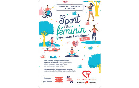 Sport au Féminin au Gymnase de Saint sernin , Nous serons présents de 10h à 13h !!!!!