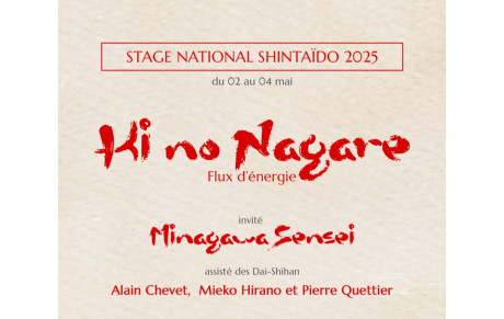 Stage national de shintaïdo 2025 du 2 au 4 mai à Limoges