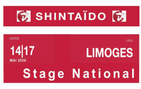 Stage national de Shintaïdo de l'AFIS au CHEOPS de Limoges  du 14 mai au 17 mai 2026